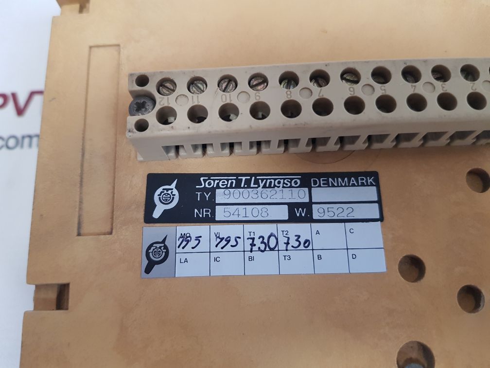 Soren t.lyngso 900362110 rpm setpoint