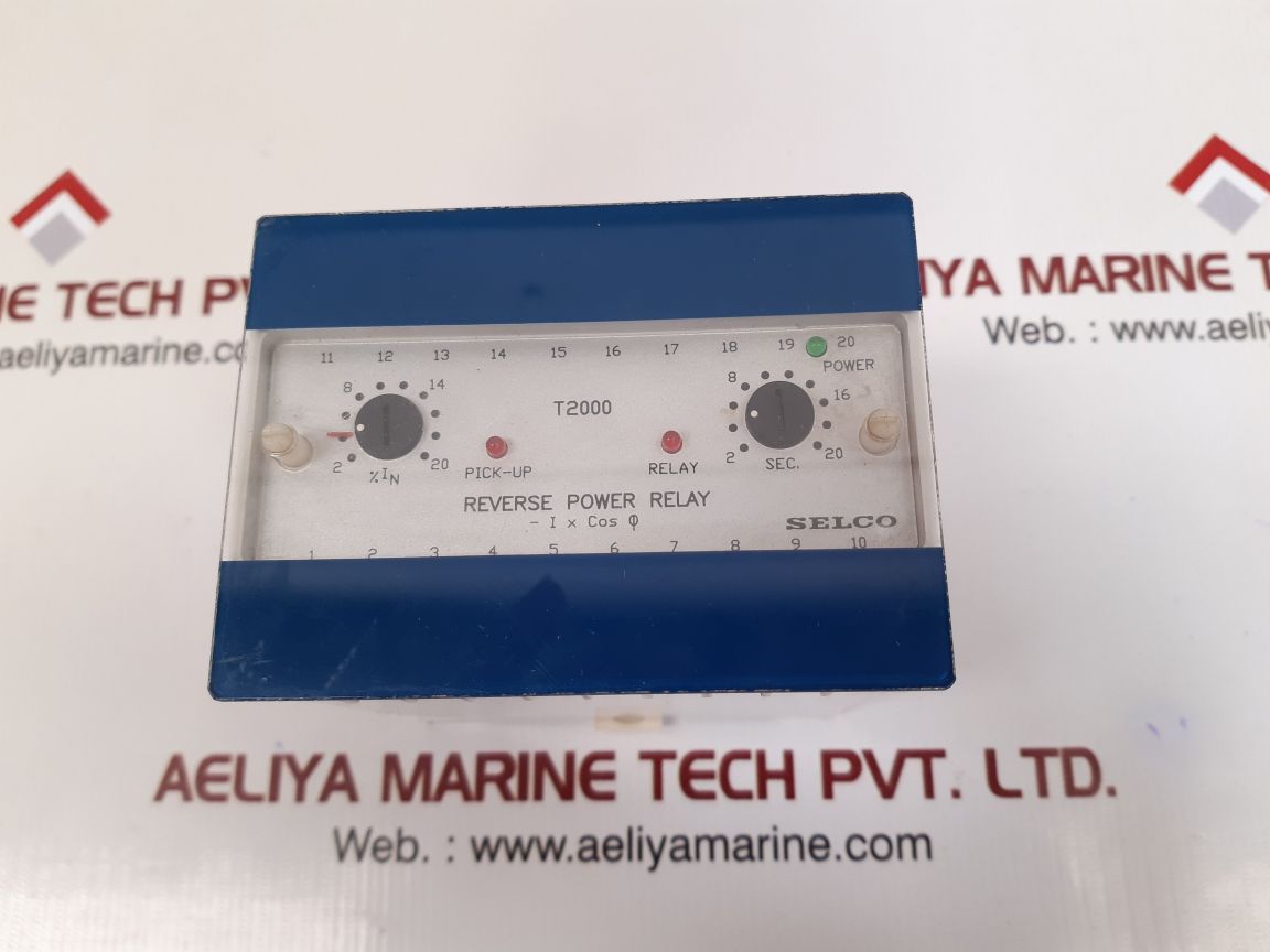 Selco t2000 reverse power relay t2000-07