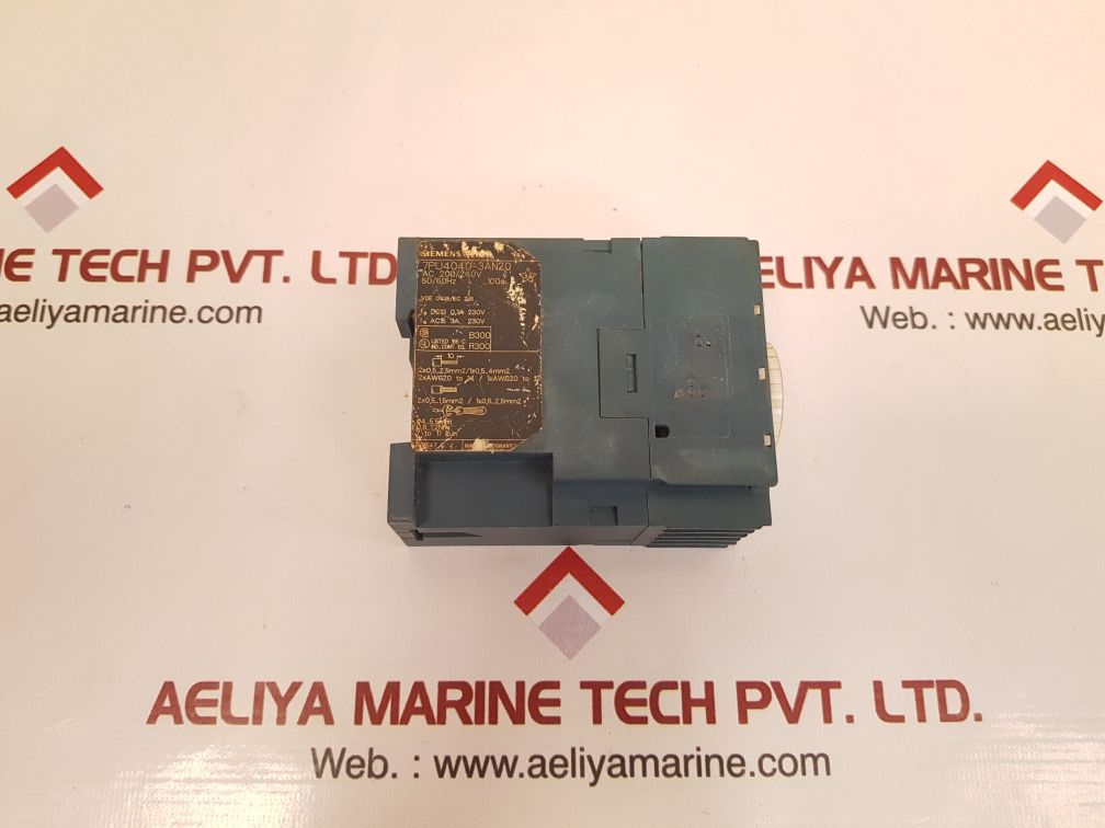 Siemens 7pu4040-3an20 on delay timer ac 200/240v 50/60hz