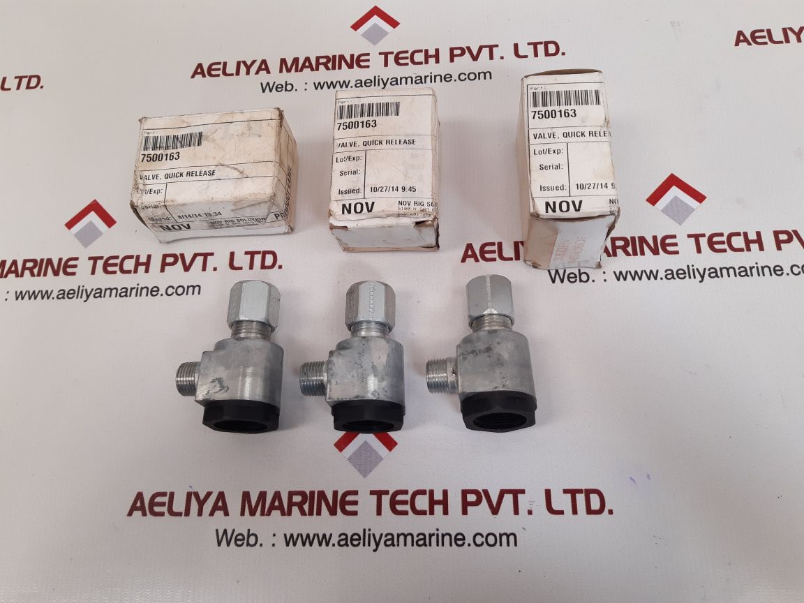 Set of 3x Eaton 7500163 quick release valve