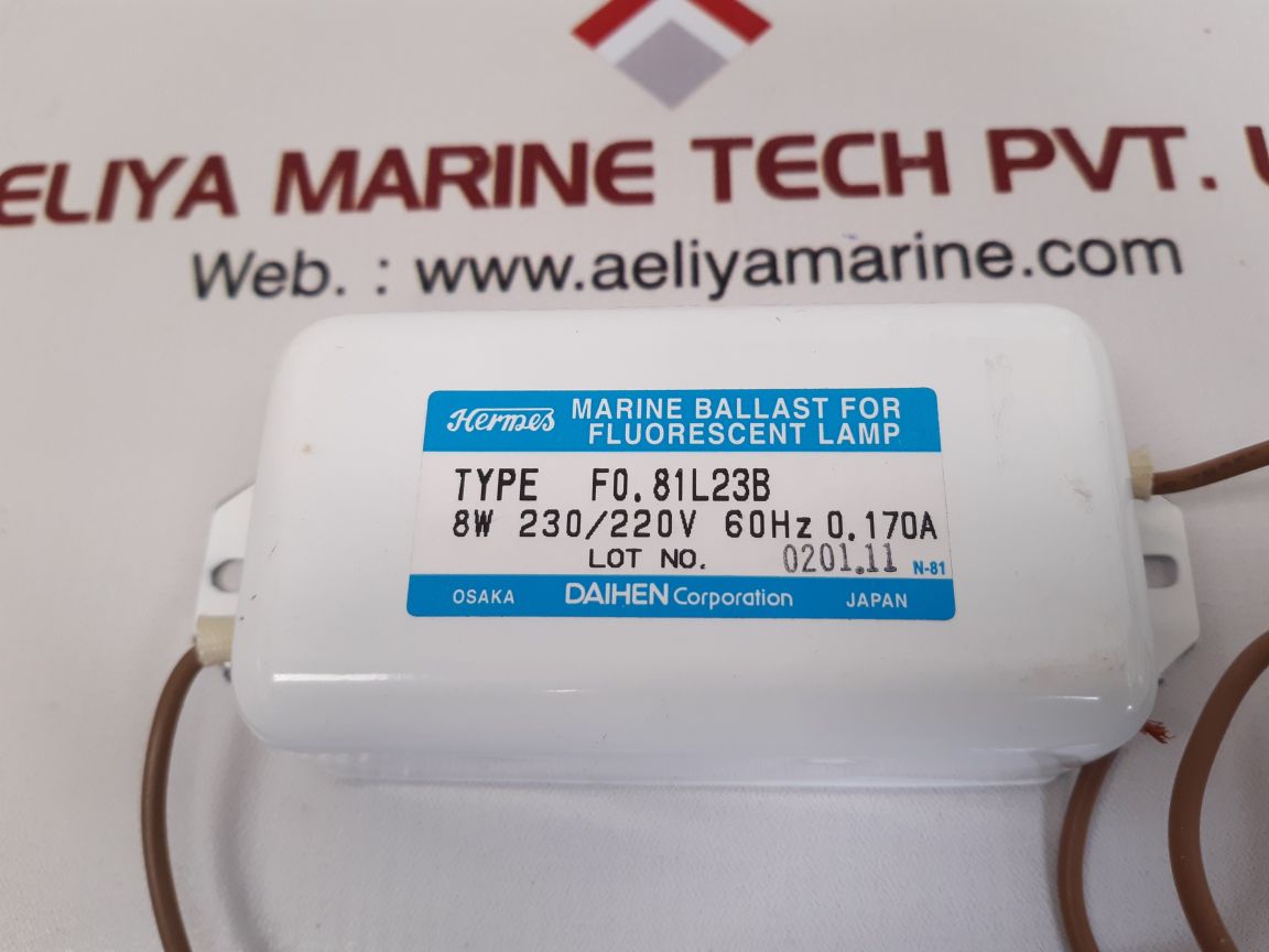 Daihen f0.81l23b marine ballast