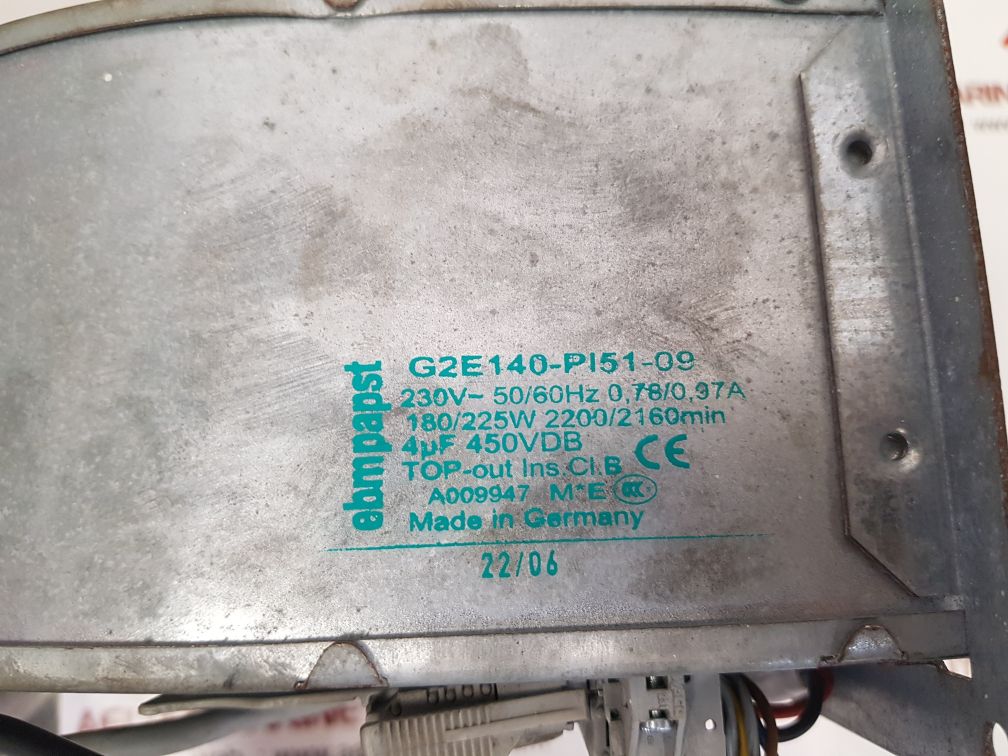 Ebmpapst g2e140-pi51-09 radial fan