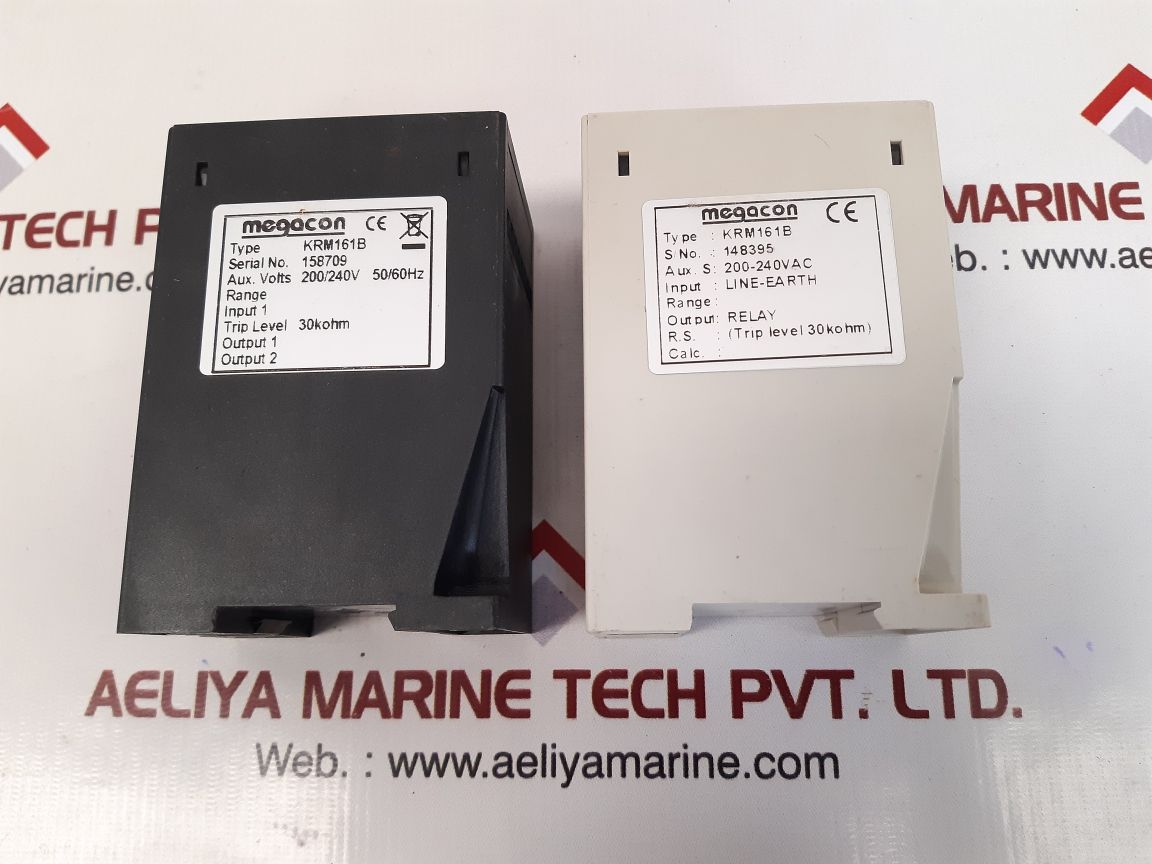Megacon krm161b earth fault relay
