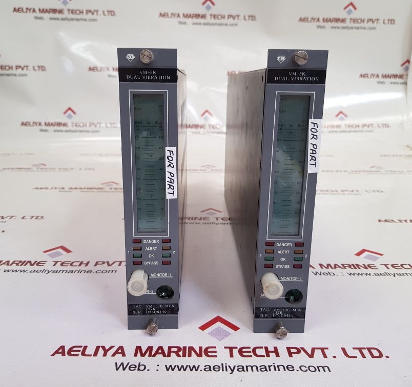 Shinkawa vm-5k dual vibration monitor meter vm-5g0-2