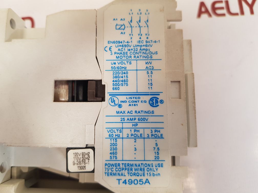Cutler-hammer ae16en0 starter ser.e