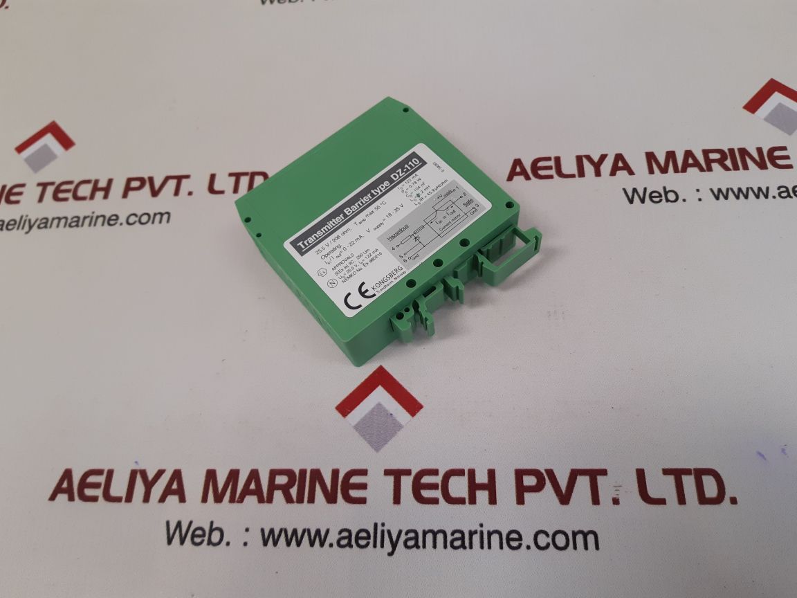 Set of 8x Kongsberg dz-110 transmitter barrier