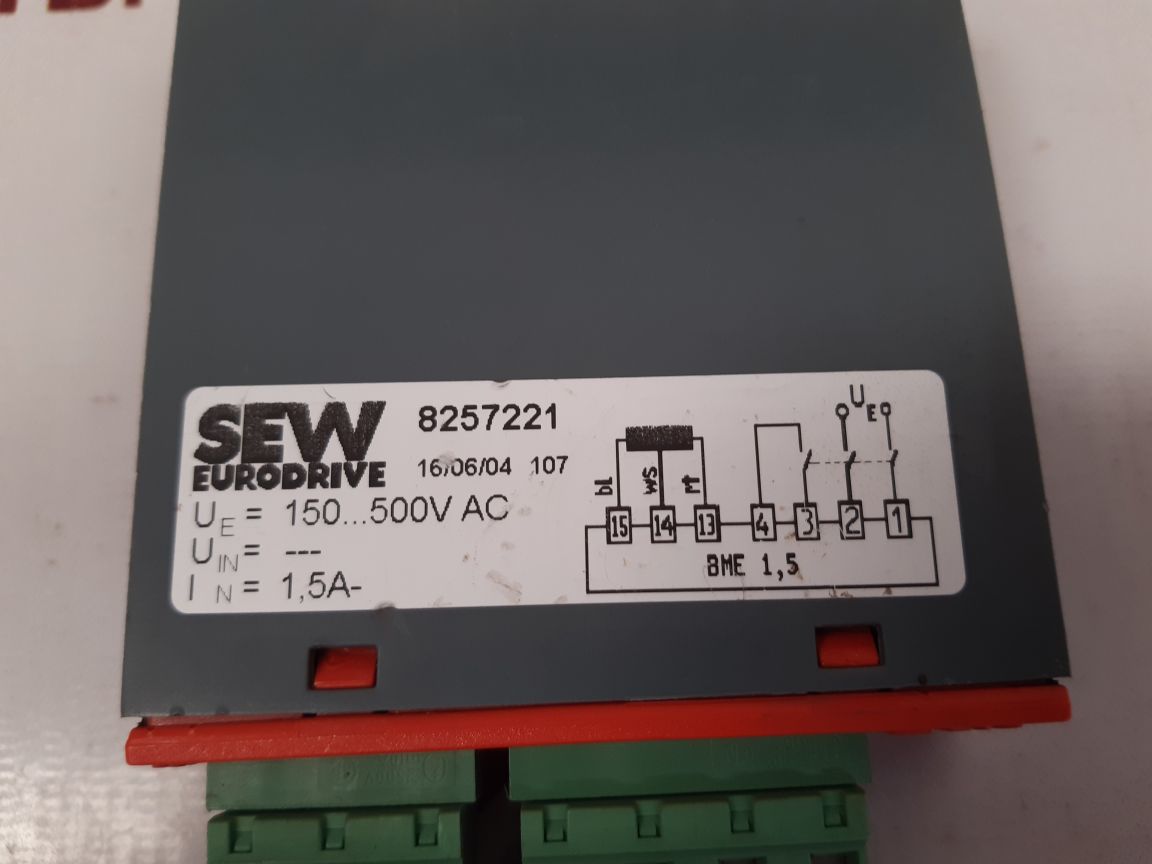 Sew eurodrive 8257221 motor brake rectifier