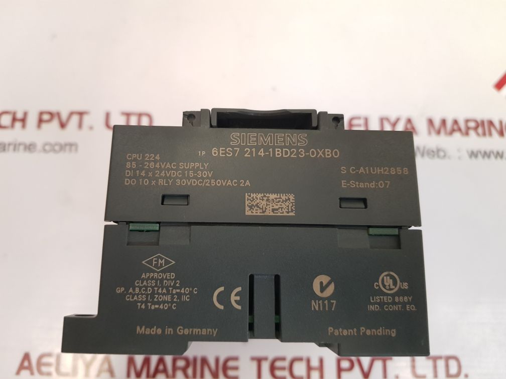 Siemens 6es7 214-1bd23-0xb0 simatic s7-200 plc module