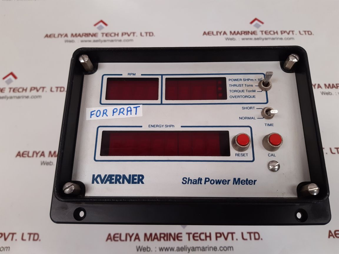Kvaerner mdu-20 shaft power meter