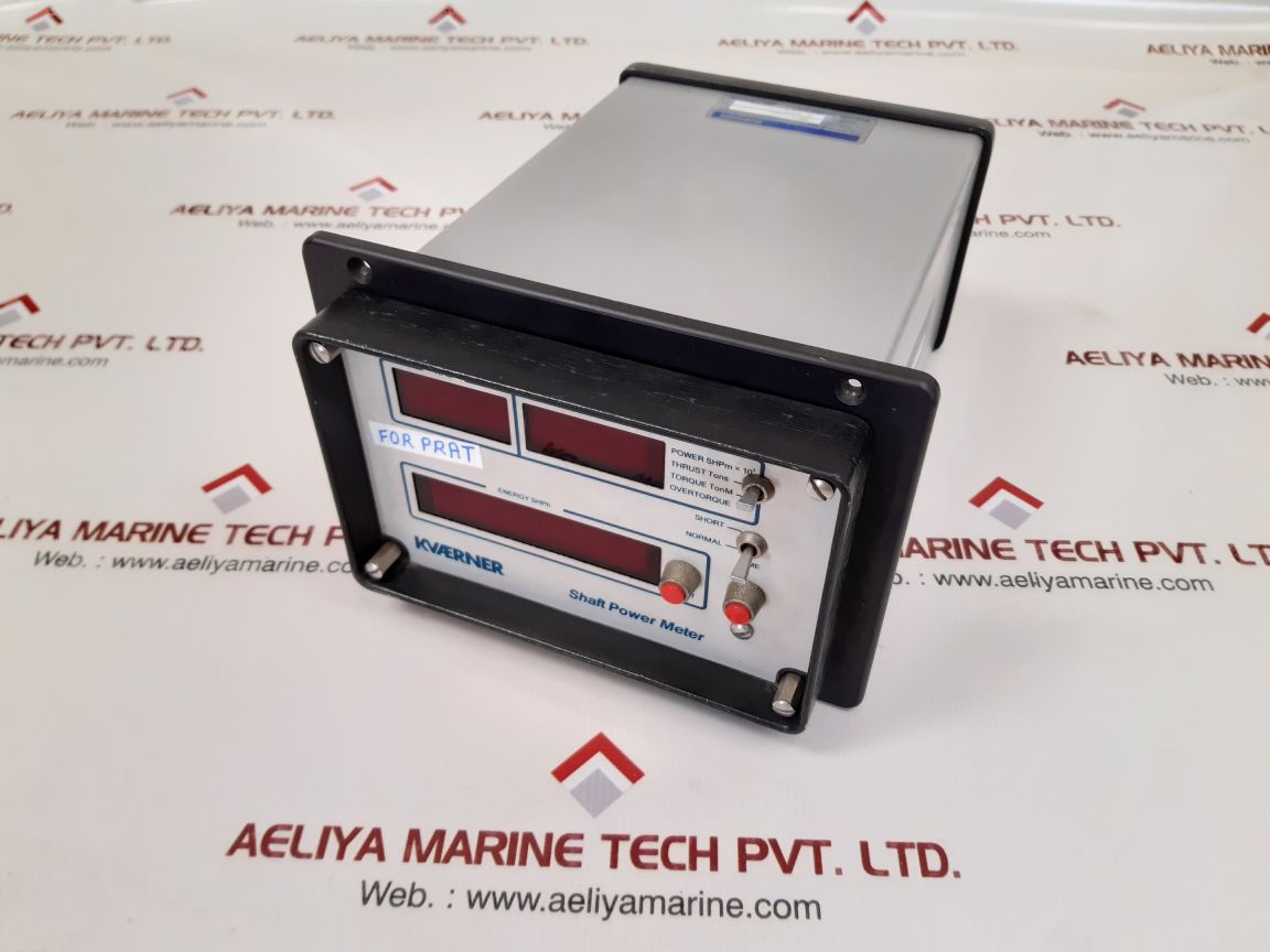 Kvaerner mdu-20 shaft power meter
