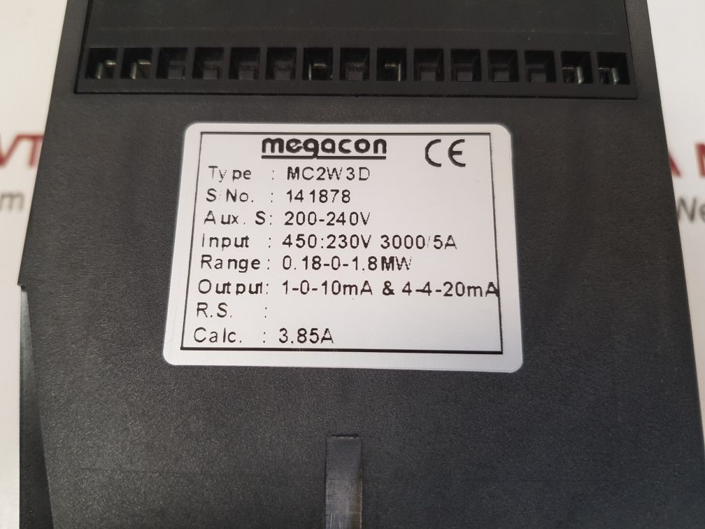 Megacon mc2w3d power transducer new