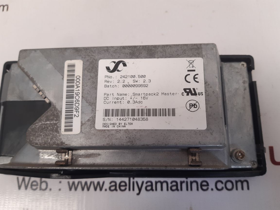 Eltek 242100.500 smartpack 2 master used