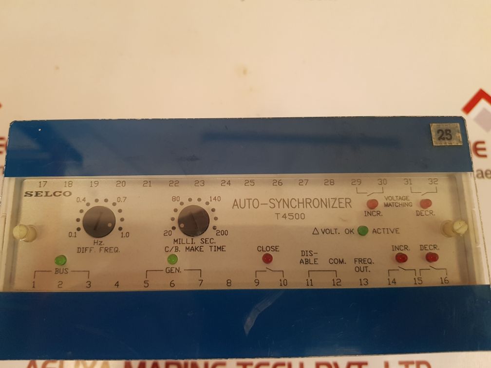 Selco t4500 auto-synchronizer t4500-20