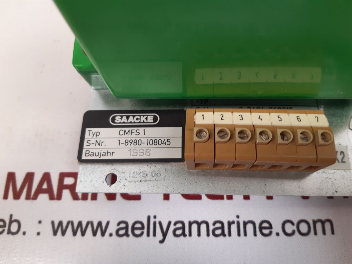 Saacke cmfs 1 burner control unit t 09 b used