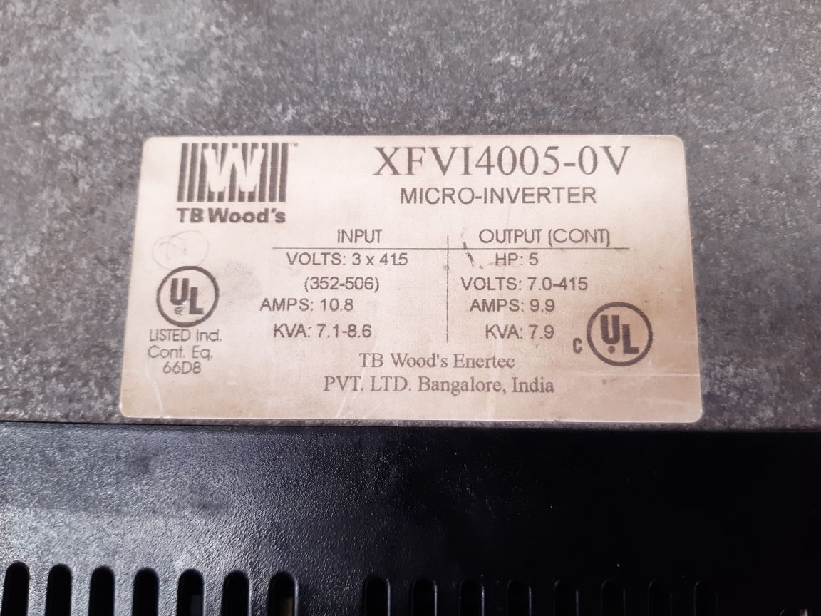 Tb wood's xfvi4005-0v e-trac micro-inverter
