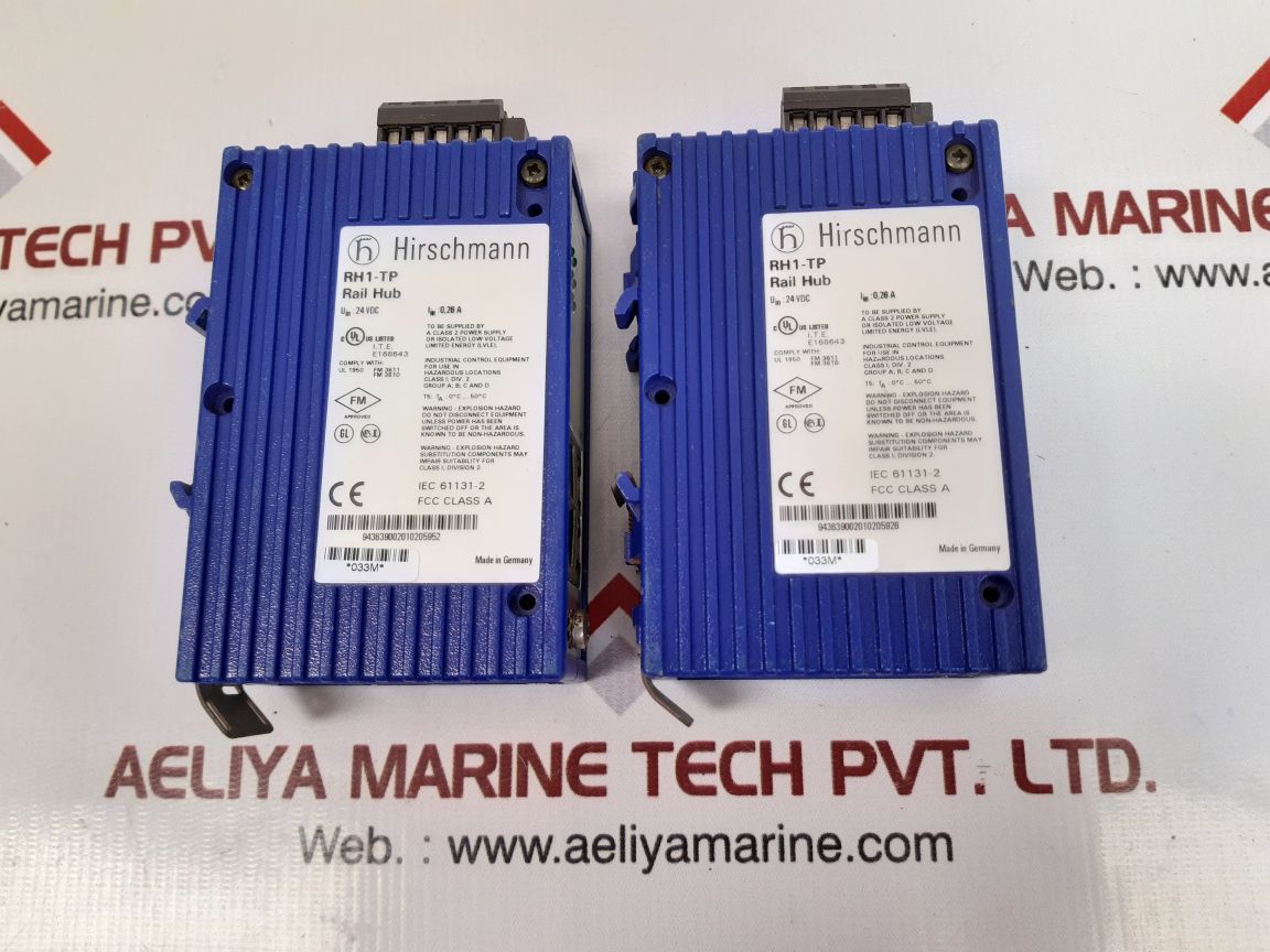 Hirschmann rh1-tp rail hub ethernet switch