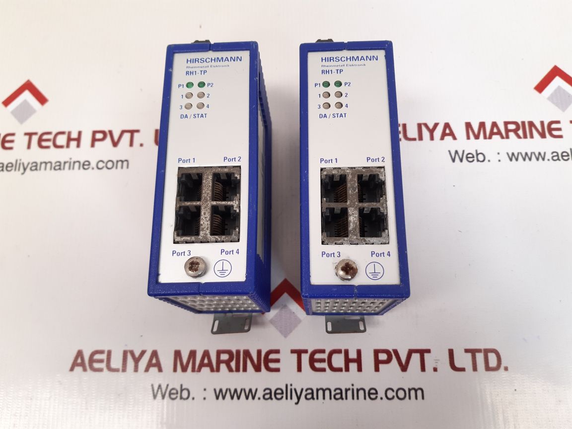 Hirschmann rh1-tp rail hub ethernet switch
