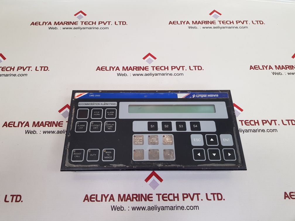 Lyngso marine ums 2000 accommodation alarm panel 970400210 v01