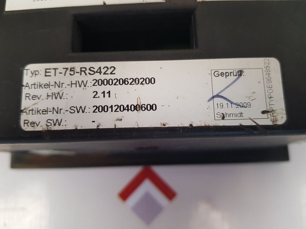 Stahl exicom et-75-rs422 hmi operator terminal