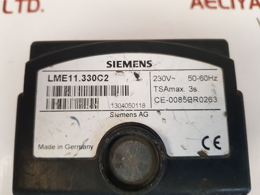 Siemens lme11.330c2 control box program for burner controller used