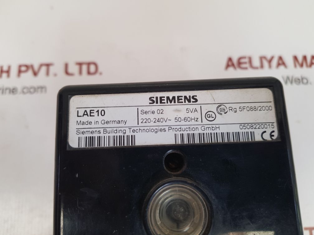 Siemens lae10 flame controller used