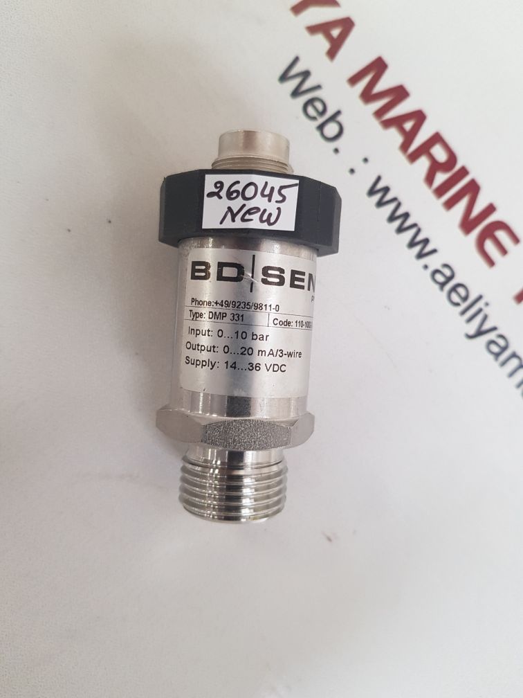 Bd sensors dmp 331 pressure transmitter 14-36 vdc