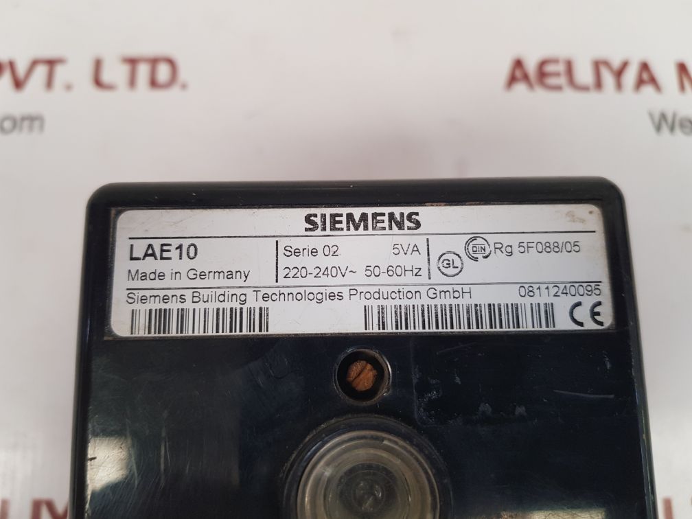 Siemens lae10 flame controller used