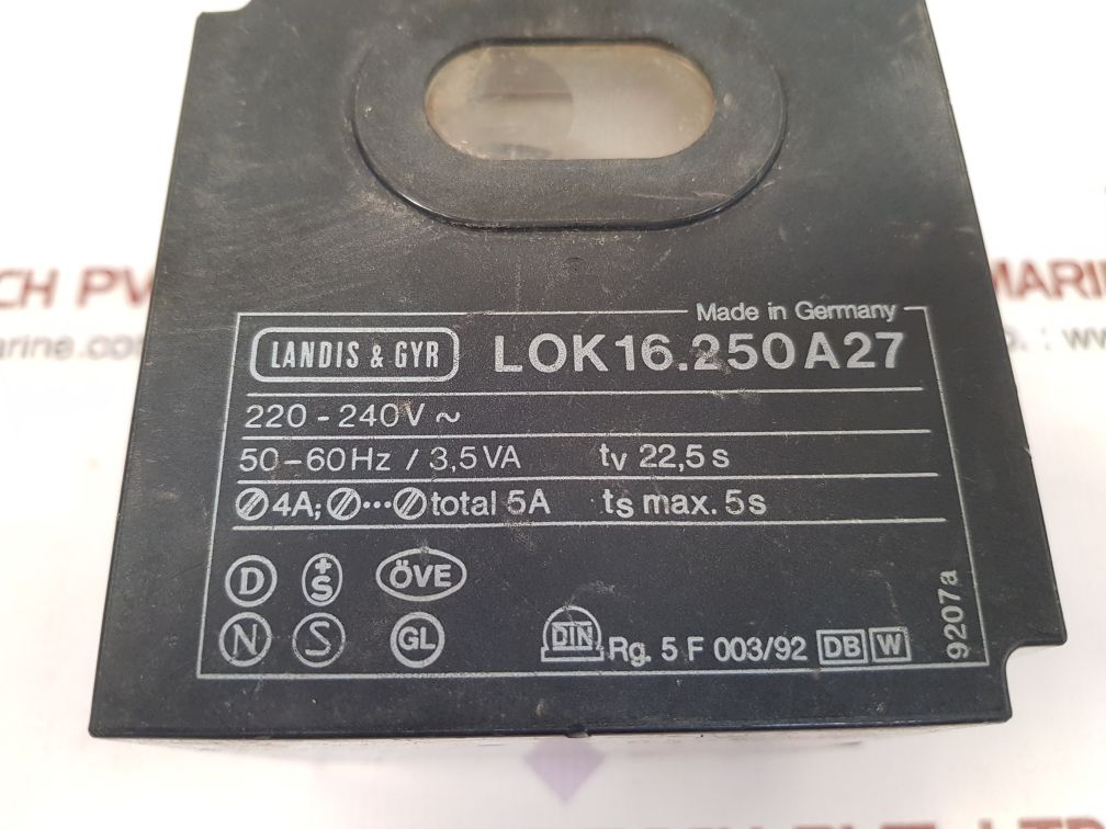 Landis & gyr lok16.250a27 boiler program control