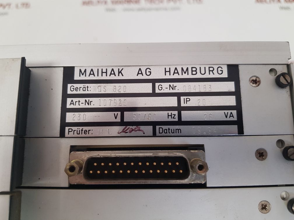 Maihak mds 820 torsionmeter ship`s propeller shaft speed power measure meter