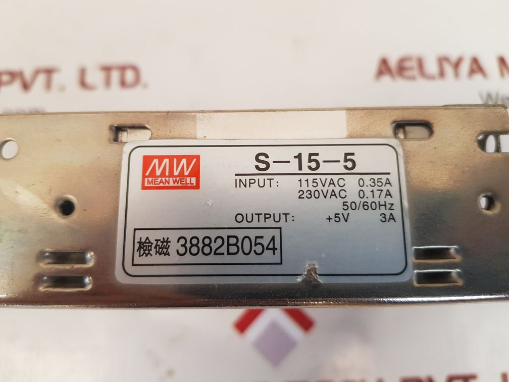 Mean well s-15-5 power supply