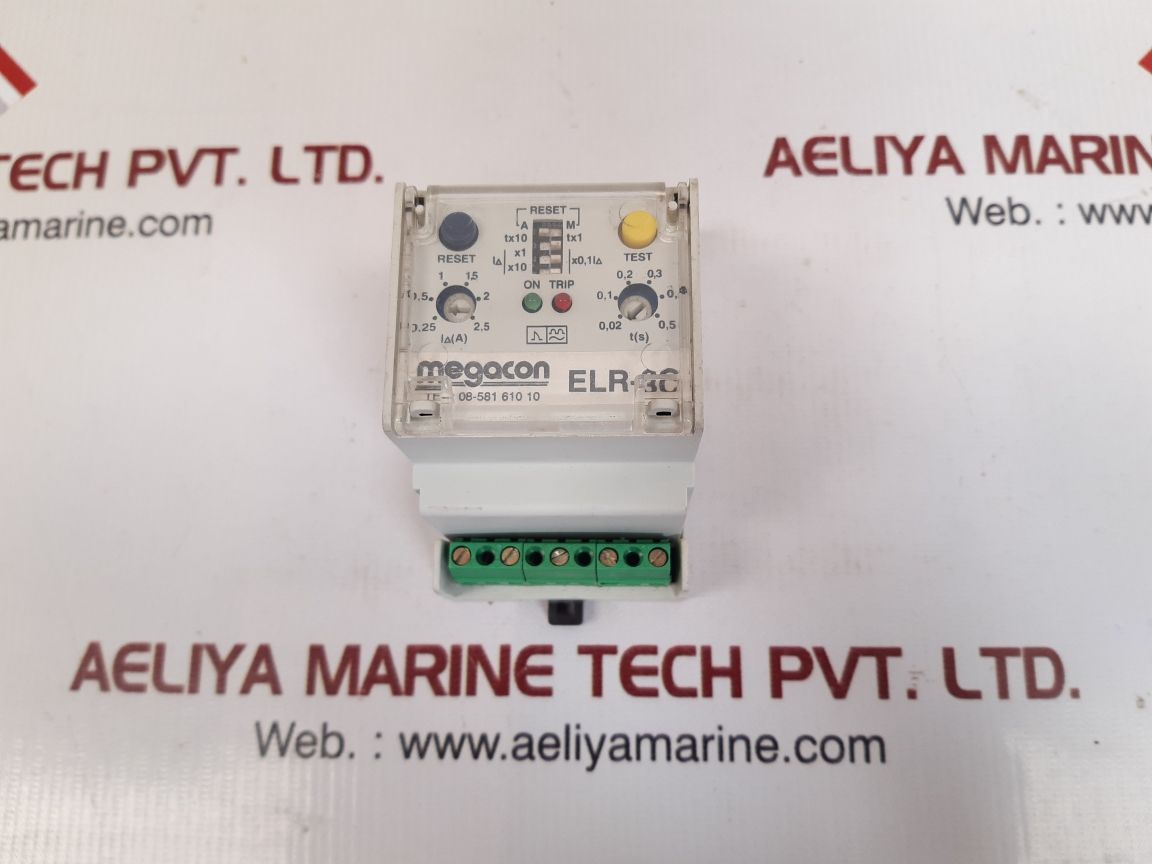 Megacon elr-3c earth fault relay