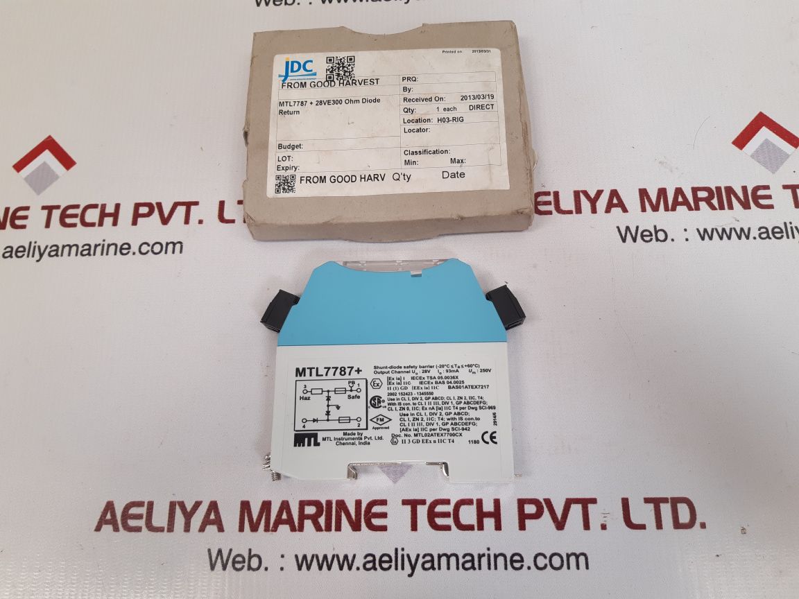 Mtl instruments mtl7787+ shunt- diode safety barrier