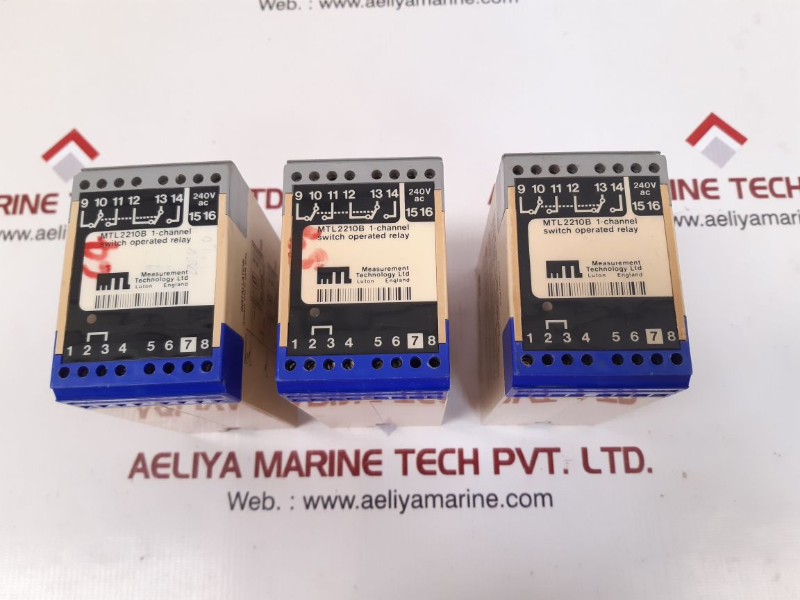 Measurement technology mtl2210b 1-channel switch operated relay