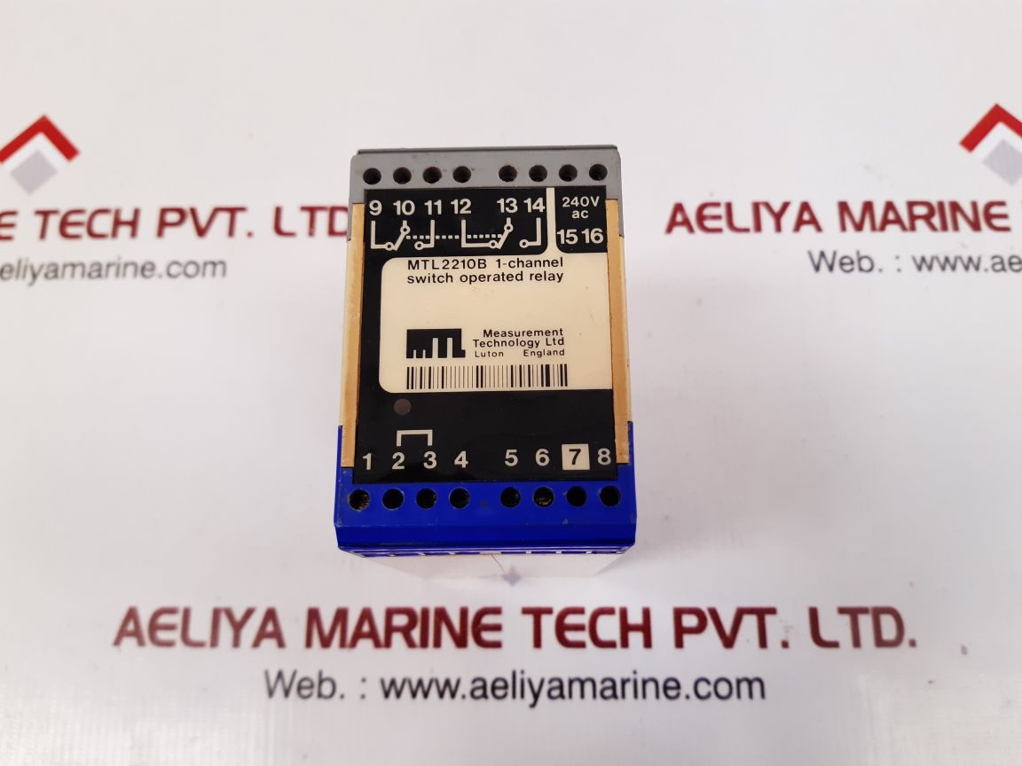 Measurement technology mtl2210b 1-channel switch operated relay