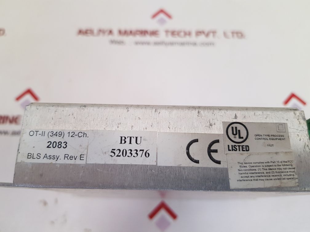 Btu 5203376 over temperature unit