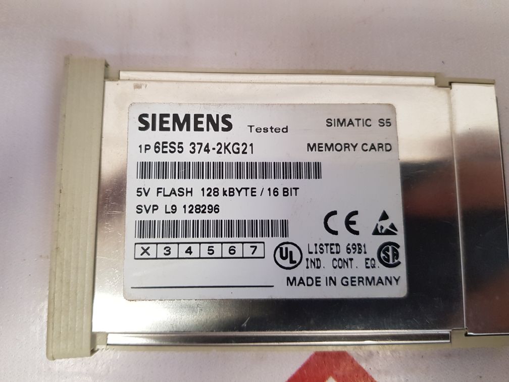 Siemens 6es5 374-2kg21 simatic s5 memory card