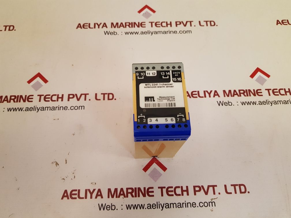 Measurement technology mtl2241 1-channel solenoid/alarm driver used
