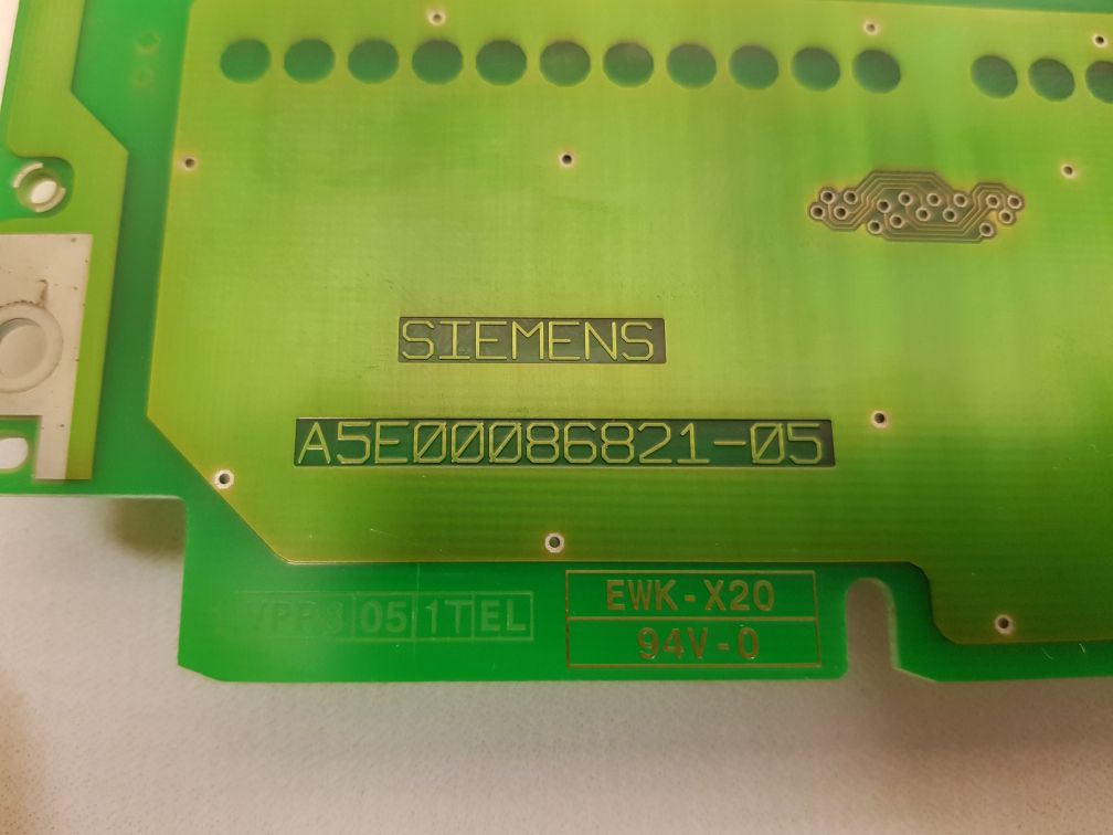 Siemens a5e00086821-05 pcb card ewk-x20 used