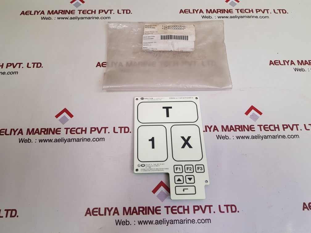 Spector/lumenex kp01-03 intrinsically safe keypad