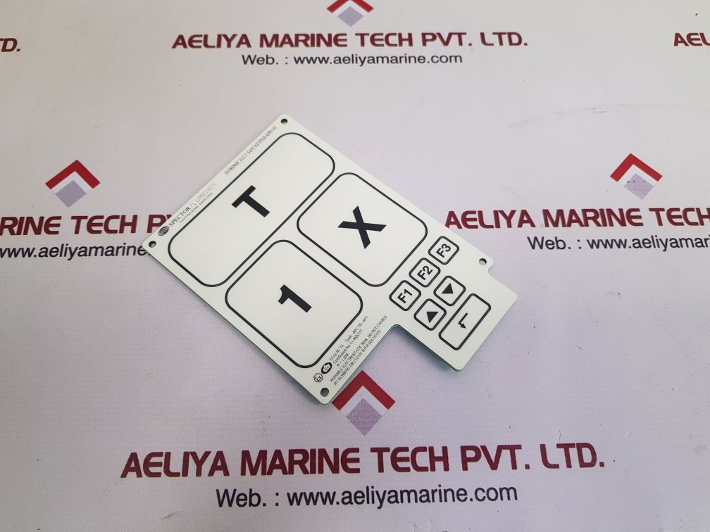 Spector/lumenex kp01-03 intrinsically safe keypad