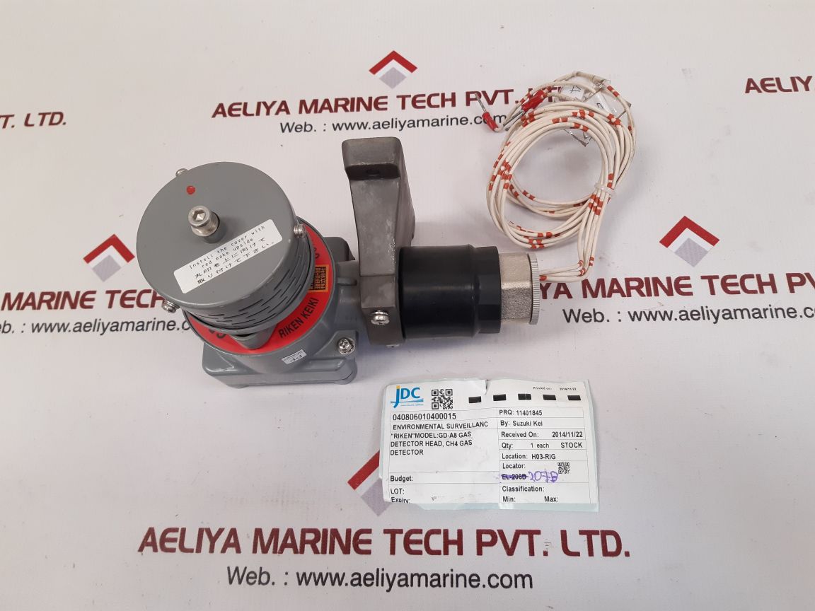 Riken keiki gd-a8-16-pf gas detector