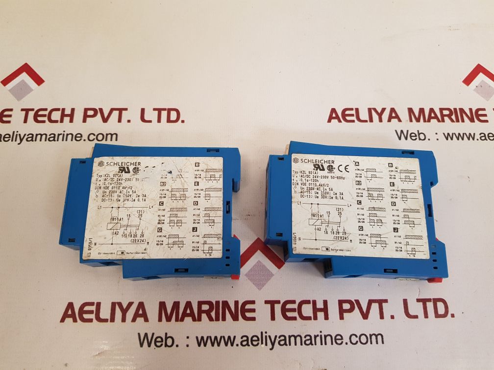 Schleicher kzl 92(a) time delay relay