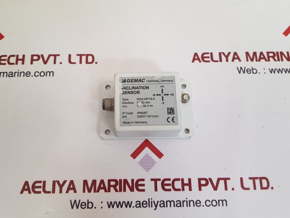 Gemac is2a10p18-0 inclination sensor