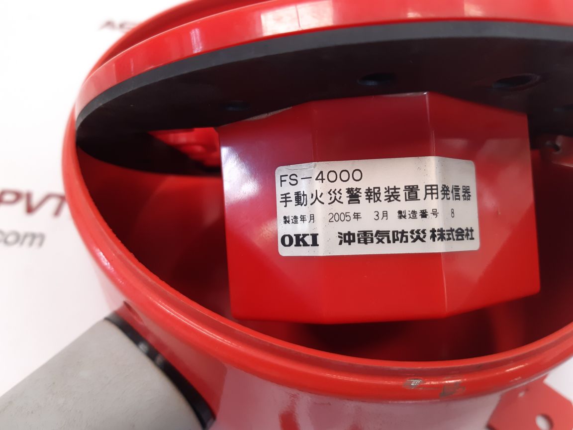 Oki fs-4000 transmitter for manual fire alarm device
