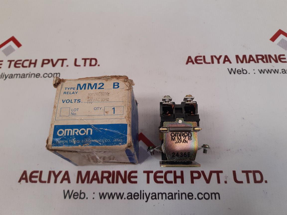 Omron mm2b monostable relay new