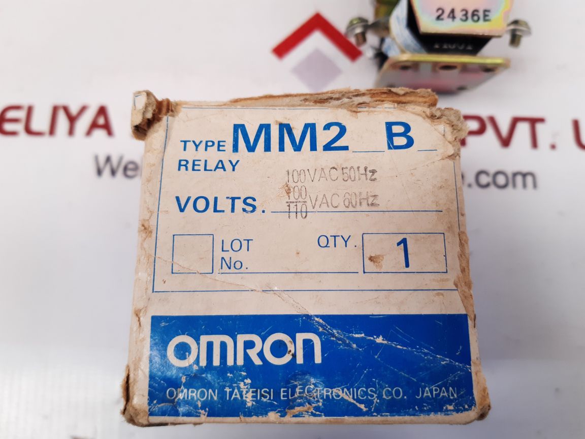 Omron mm2b monostable relay new