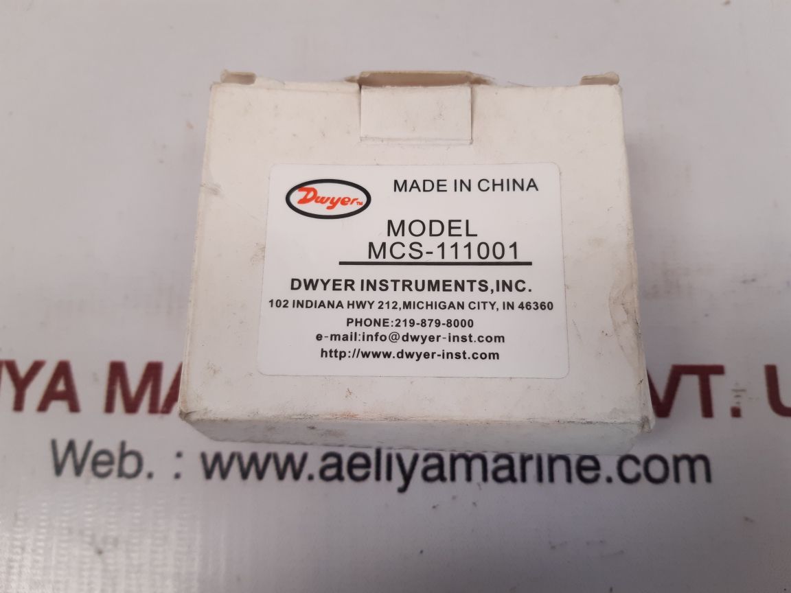 Dwyer mcs-111001 ac current switch new