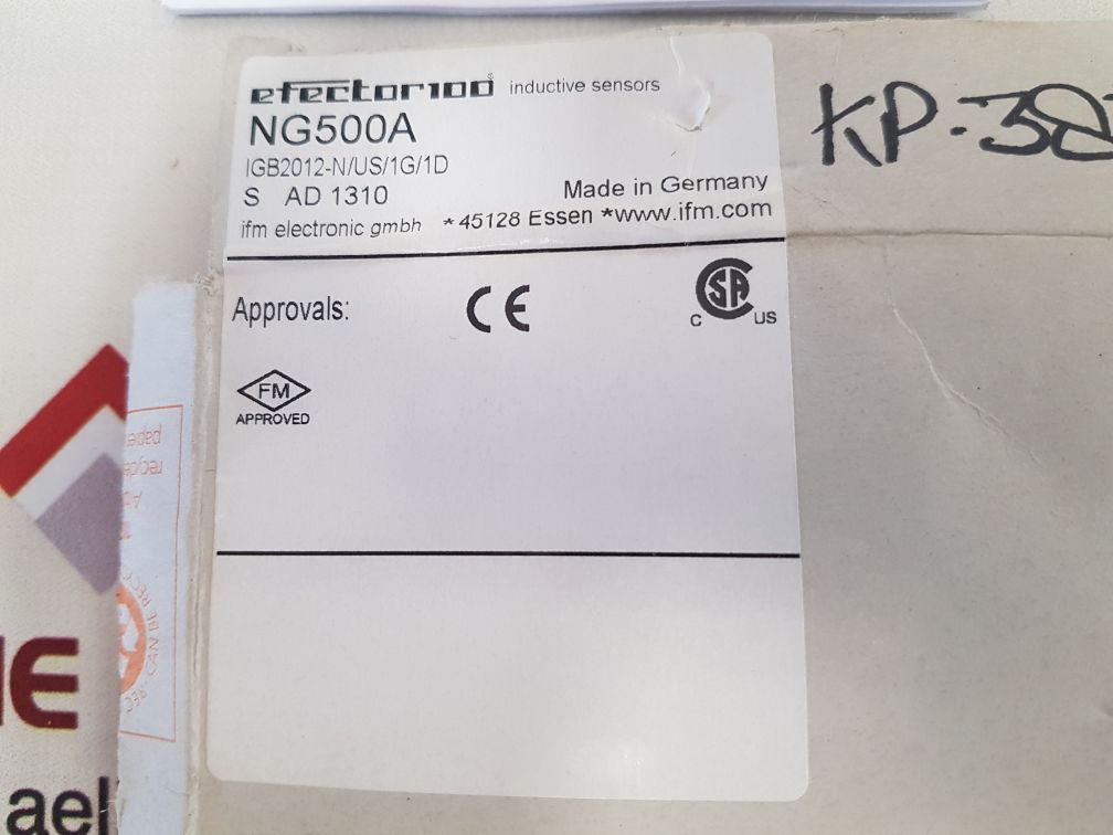 Ifm ng500a proximity switch sensor