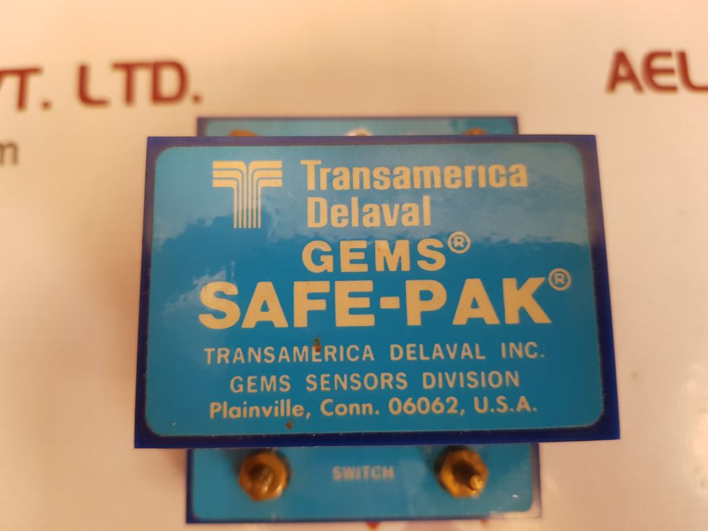 Transamerica delaval gems safe-pak sensor switch st-22445