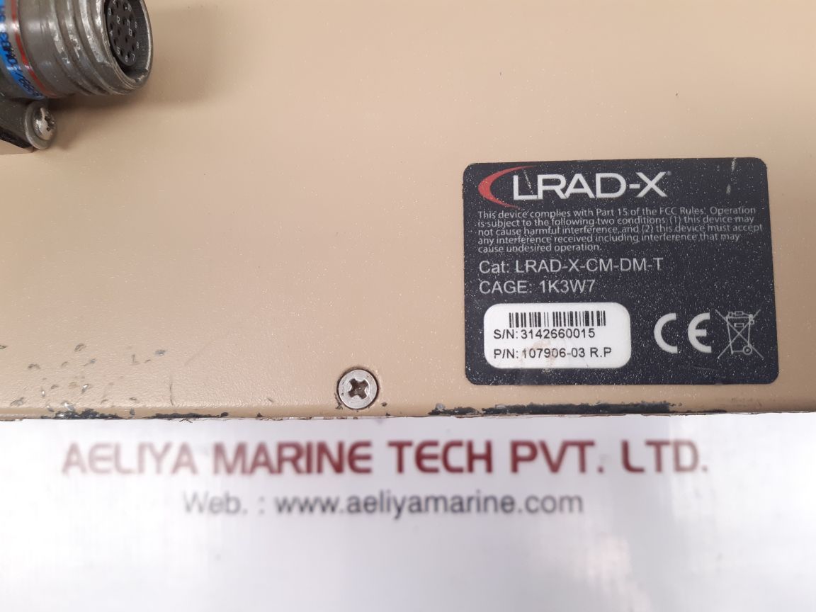 Lrad lrad-x-cm-dm-t lightweight portable long range communication system
